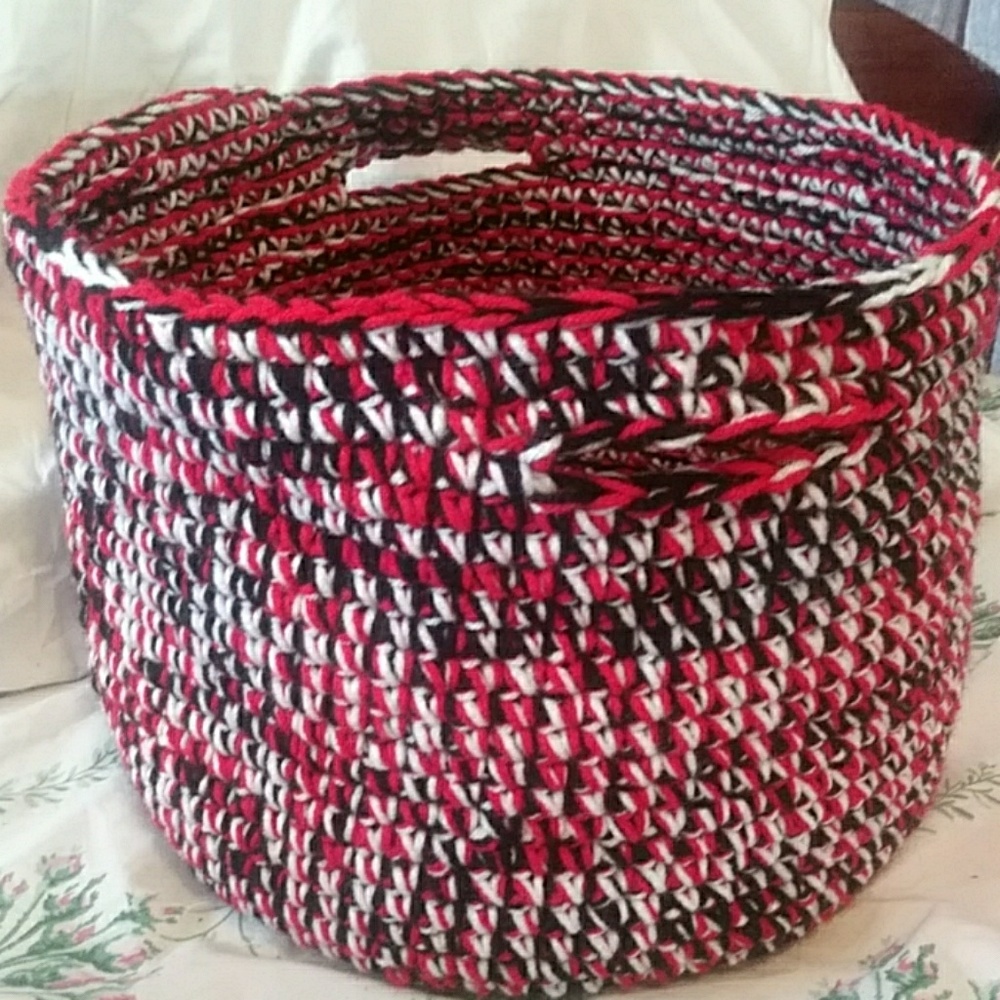 Handmade Crocheted Basket